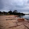 The beach at McIlwaine Park in Rhodes. The City of Canada Bay says most of the NSW government’s $8.7 million in funding went towards building the foreshore.