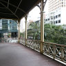 The second level verandahs of the old building were reinstated in the 1980s during the first refurbishment by the council.
