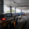 A man’s body has been found in the car park at Westfield Southland.