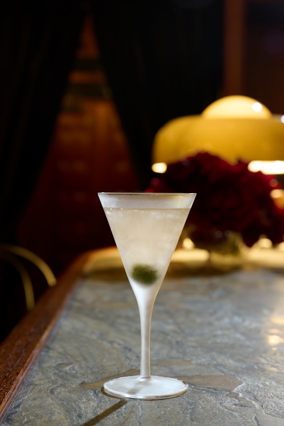 One of Apollo Inn's four martinis.