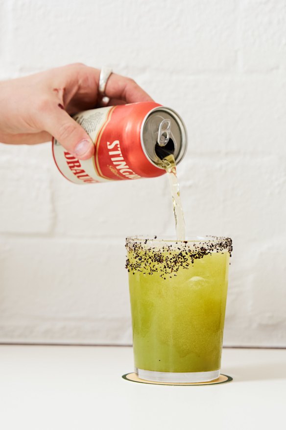 The Michelxada Verde cocktail.