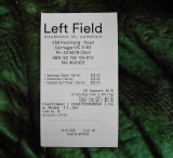 Receipt for lunch with Lisa Roet.