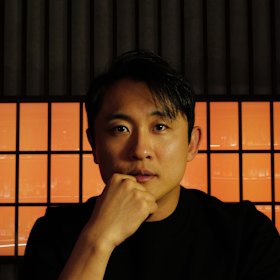 Feng Lou in his Chinatown bar.