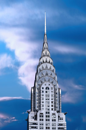 The Chrysler building is one of the most iconic buildings in Manhattan.