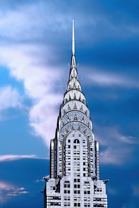 The Chrysler building is one of the most iconic buildings in Manhattan.