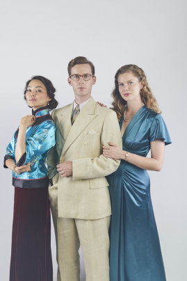 Elizabeth Tan, Luke Treadaway and Georgia Blizzard. 