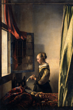 Girl Reading a Letter by an Open Window (c. 1659) by Jan Vermeer.