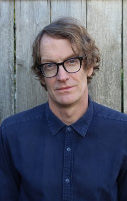 Patrick deWitt in the ‘passable’ picture taken by his son.