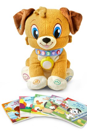 Storytime Buddy can 'read' the five included books, or act as a nightlight.