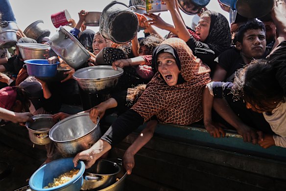 Gaza’s population of some 2.3 million people relies almost entirely on outside aid.