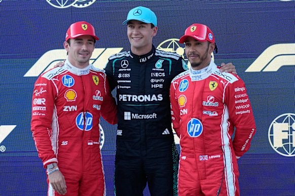 George Russell will start the Austrian Grand Prix on pole. 