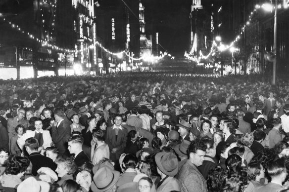 There was dancing, singing and prayer as crowds gathered in Melbourne on June 2, 1953, to celebrate the coronation of Queen Elizabeth II.