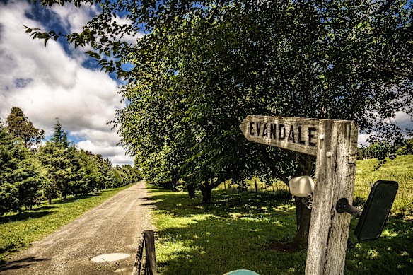 Evandale era la finca más grande de la finca Berrima de Peter Crown, con una superficie total de 585 hectáreas.