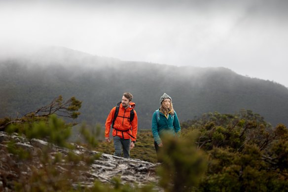 Hiking the Overland Track.