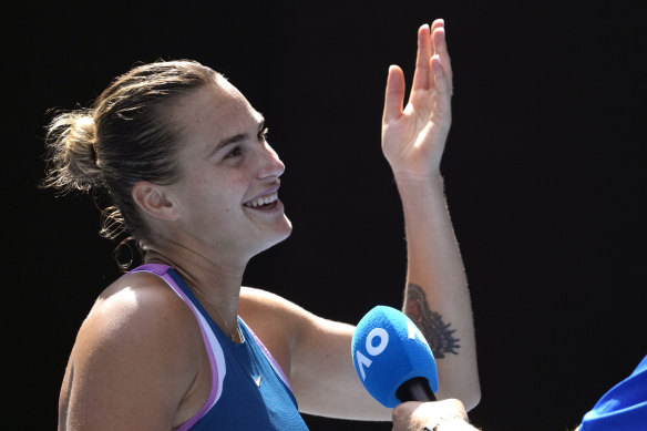 “Finally I understand what everyone was looking for”: Sabalenka says she is determined to stay boring on court.