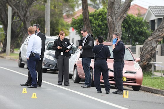 Suspected getaway car burnt out after boy, 17, shot in western Sydney