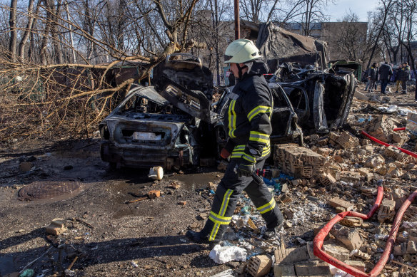 Kyiv was subjected to even more shelling overnight. 