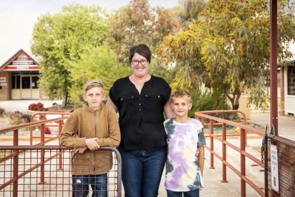 Barkindji woman Renee Zammit says her kids love learning about their language and culture at school.