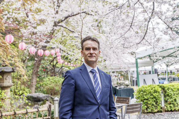 Australia’s ambassador to Japan, Justin Hayhurst. 