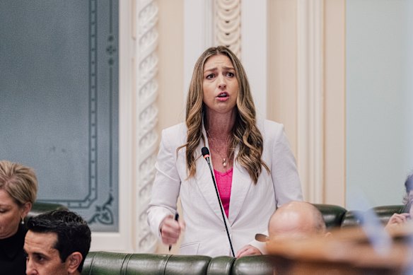 Youth Justice Minister Laura Gerber.