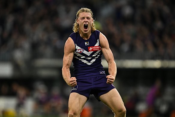 Hayden Young is set to return for the Dockers in Sunday’s clash.