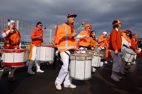 Netherlands fans.