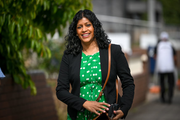 Greens leader Samantha Ratnam.