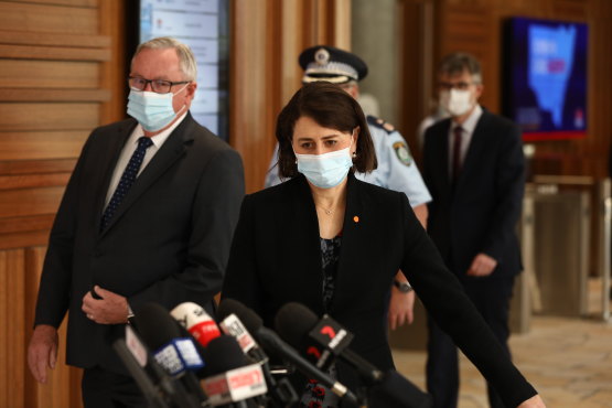 NSW Premier Gladys Berejiklian and Health Minister Brad Hazzard both encouraged all of Sydney to receive a vaccine.