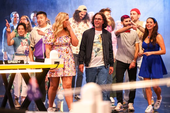 Contestants on Lego Masters Australia: Grandmasters of the Galaxy.