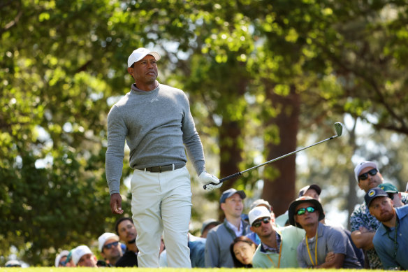 Tiger Woods has made more history at the Masters.