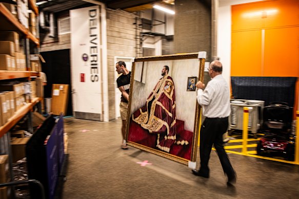 Christopher Malouf’s 2026 Archibald entry. 