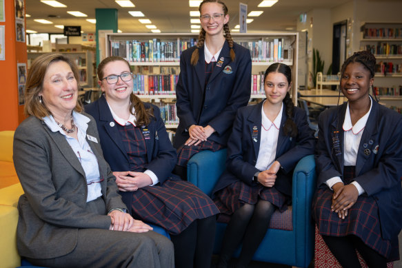 Campbelltown’s St Patrick’s College principal Sue Lennox said girls at the single-sex school were free from the pressures of boys.