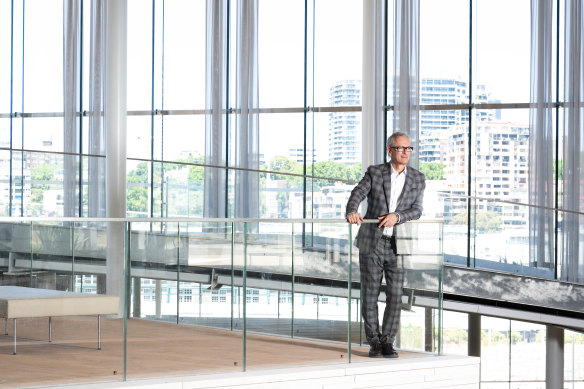 Art Gallery of NSW director Michael Brand in the new space.