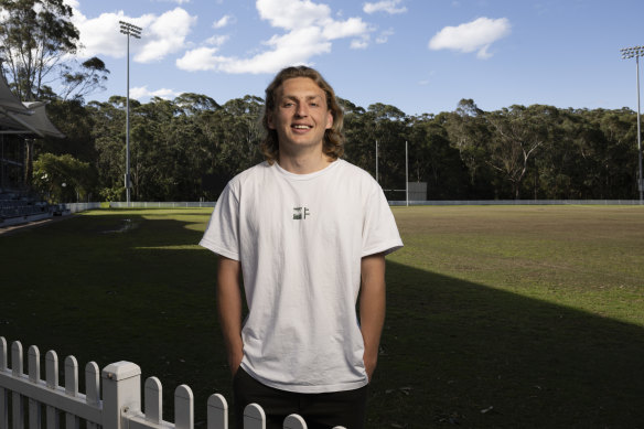 University student Michael Blomley is a long-time Broncos fan. 