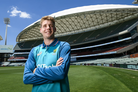 Cameron Green at the Adelaide Oval.