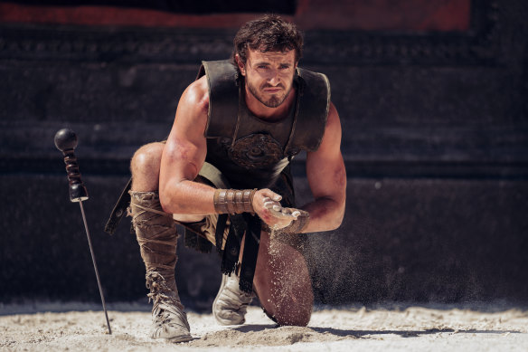 Paul Mescal plays Lucius in Gladiator II.