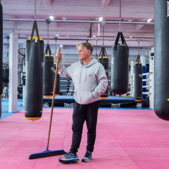 Steve Stenborg's landlord has given the business a rent freeze until gyms can reopen. Steve is using the time to do cleaning and maintenance.