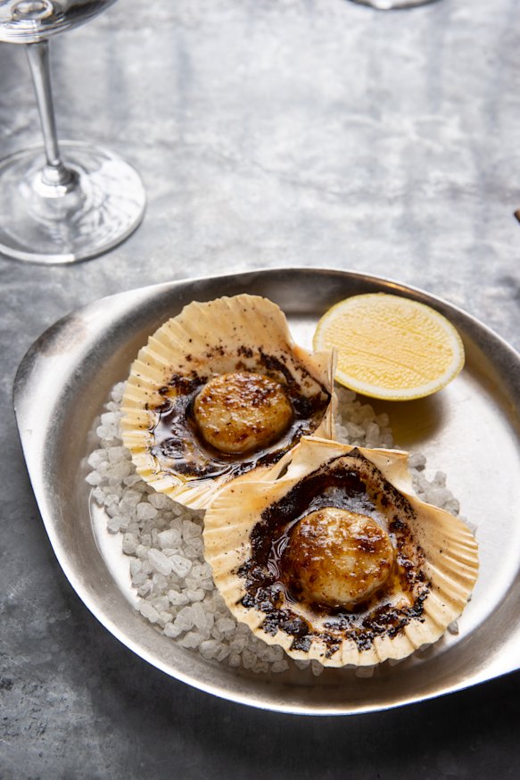 Shark Bay scallops with kelp butter at Supernormal. 
