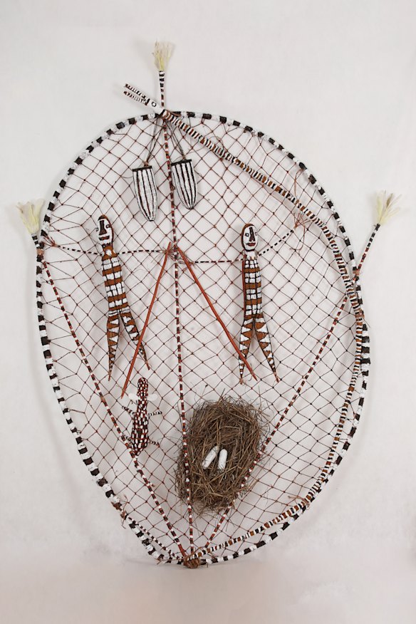 Ngalmudj and Two Sisters by Lena Yarinkura.