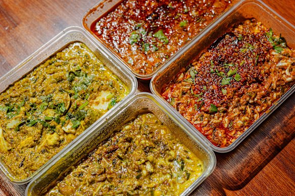 Eggs come mashed, sliced, fried and scrambled in various dishes.