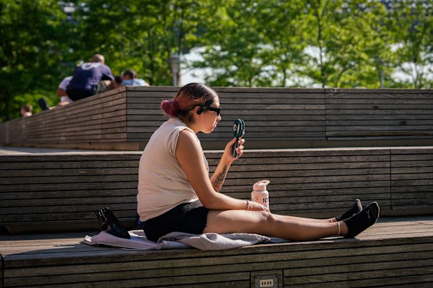 Hot day in New York