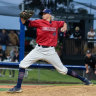 17-year-old Genevieve Beacom pitched for the Melbourne Aces in the Melbourne Challenge Series