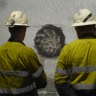 Tunnel workers are exposed to high levels of crystalline silica.