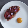 Chicken liver parfait at Boronia Kitchen.
