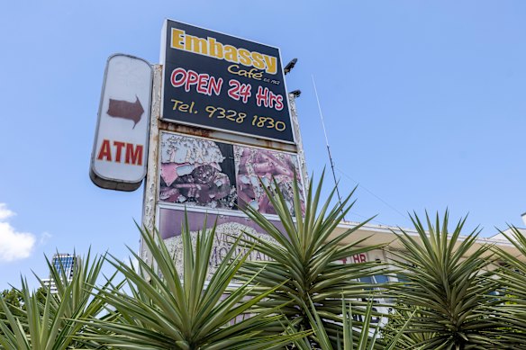 Embassy Cafe, a stalwart for tradies, taxi drivers and the Balkan community, has been running 24 hours a day since 1962.