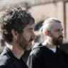 Atlassian co-chief executives Scott Farquhar and Mike Cannon-Brookes. The software company's revenue is up 33 per cent for the year. 