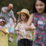 Egged on by parents, children’s Easter race leaves restrictions behind 