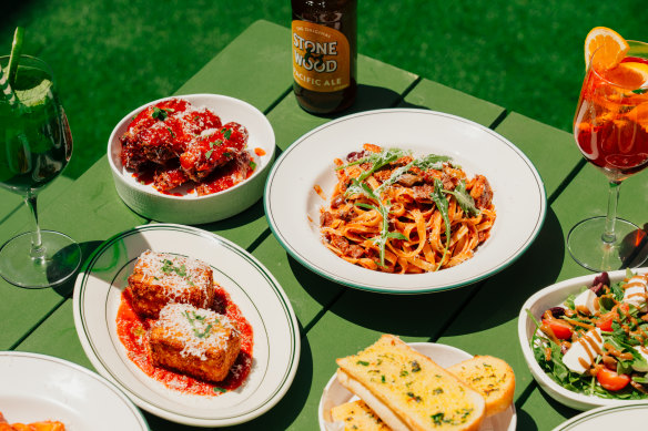 Aside from pasta, there are snacks, garlic bread and sides.