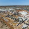The Pilbara Minerals lithium mine in Western Australia.