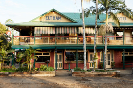 Venture into the hinterland for lunch at the restored 1902 Eltham Hotel.